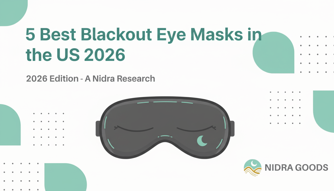 5 Best Blackout Eye Masks in the US 2026 : I Tested 10 - Only 5 Delivered - Nidra Sleep