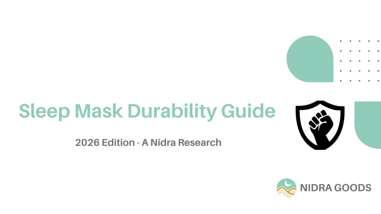 Sleep Mask Durability Guide: Which Materials Actually Last Years? - Nidra Sleep