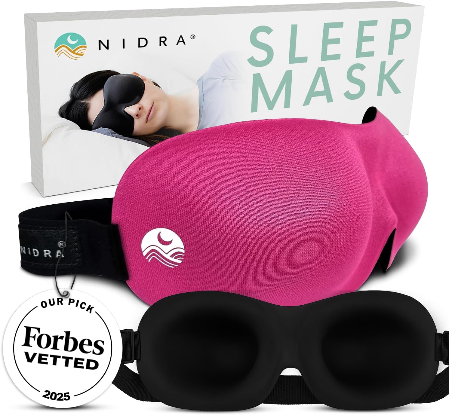 Nidra® Sleep Mask -standard-pink