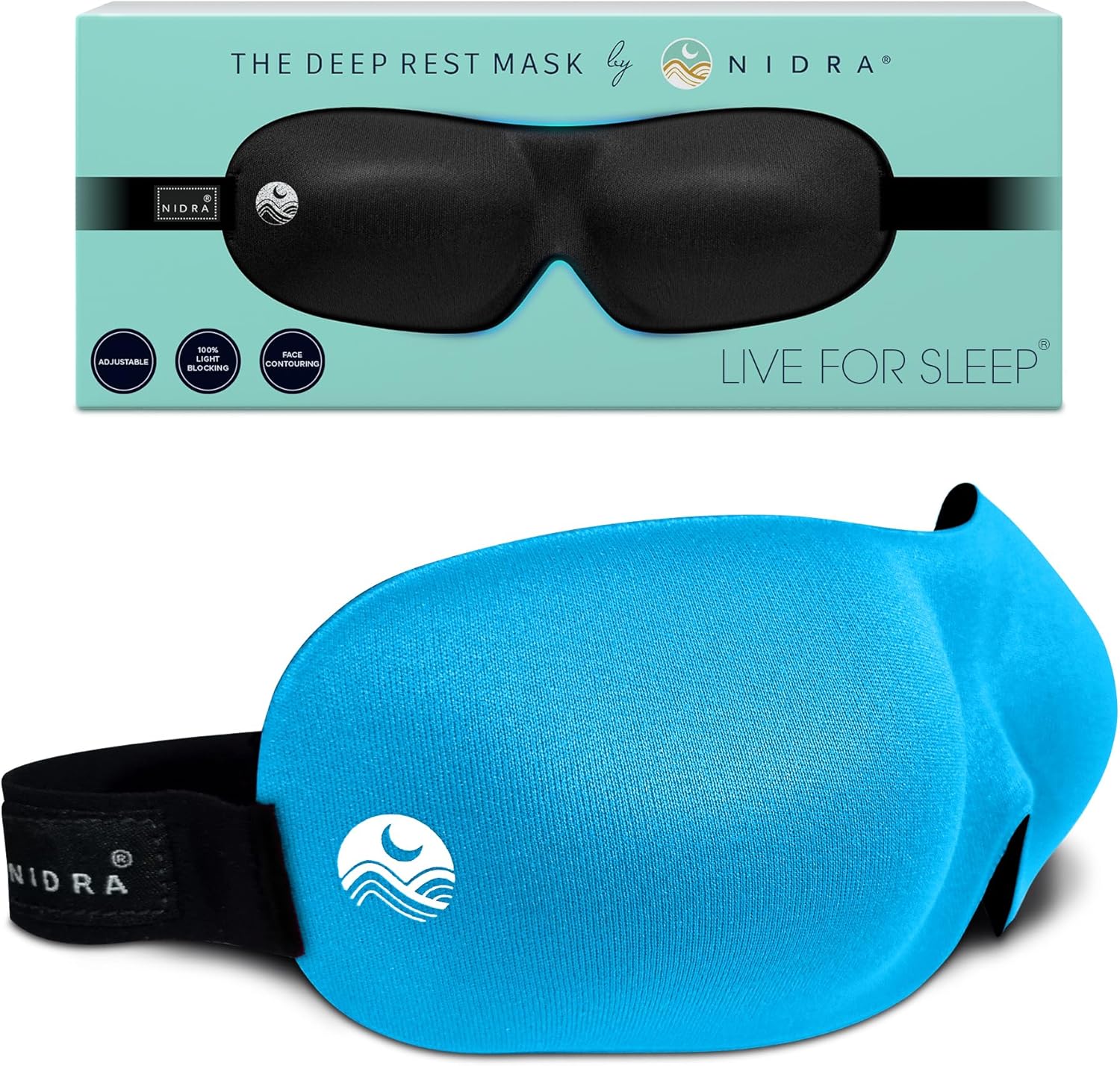 Nidra® Sleep Mask -standard-blue
