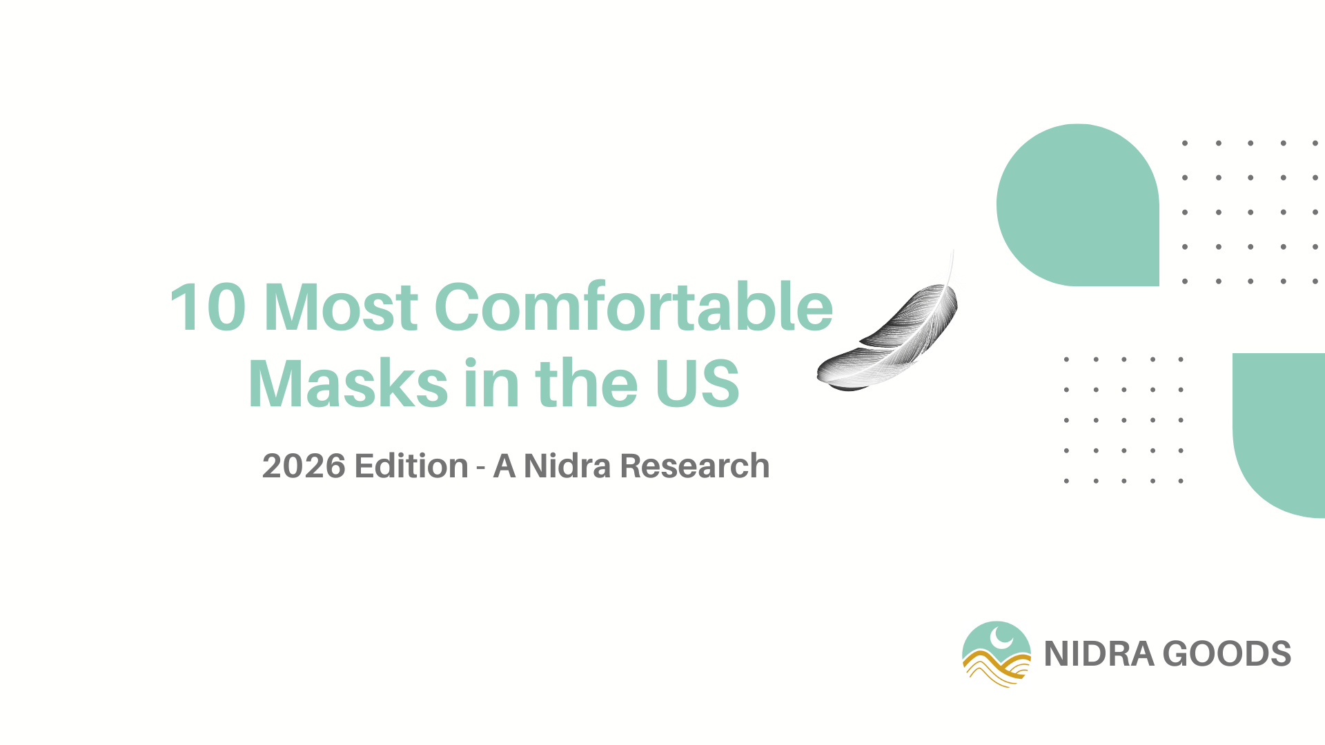 10 Most Comfortable Sleep Masks US 2026: Expert Tested for All-Night Wear - Nidra Sleep