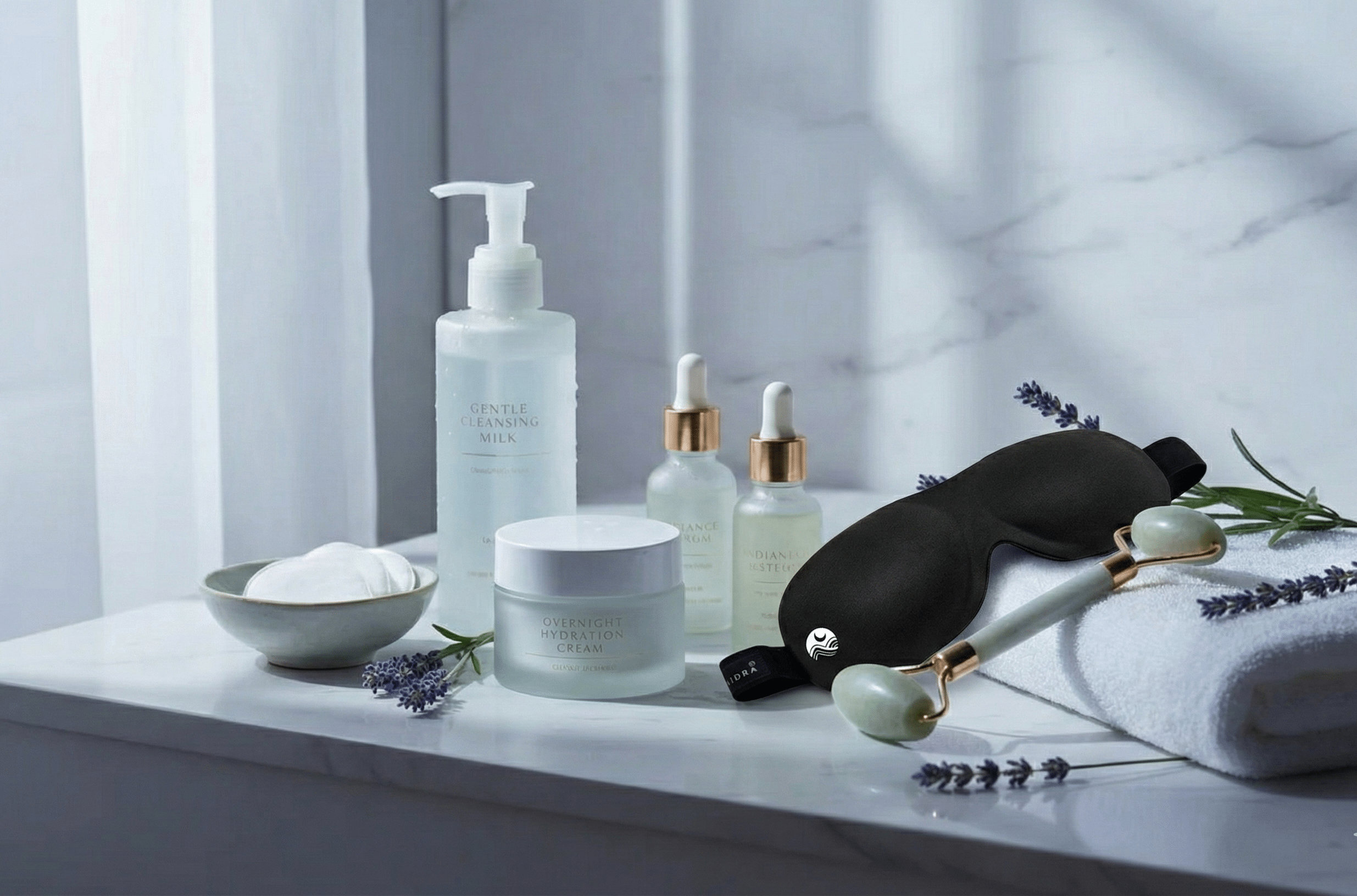 Best Nighttime Skincare Routine for Better  Sleep and Healthier Skin - Nidra Sleep