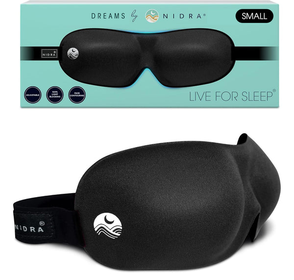 NIDRA DEEP REST EYE MASK - Nidra Sleep-small-black