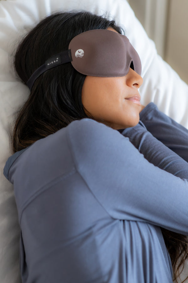 Nidra Sleep Masks the Deep Rest Mask and the Dreams Mask. by Nidra
