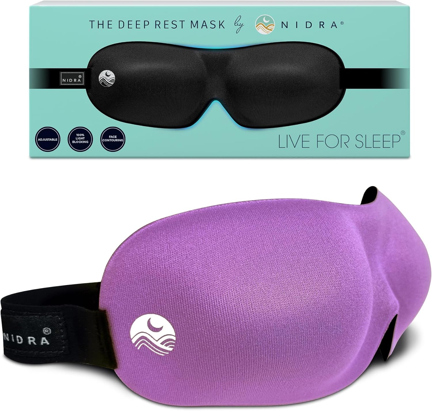 Nidra® Sleep Mask -standard-purple
