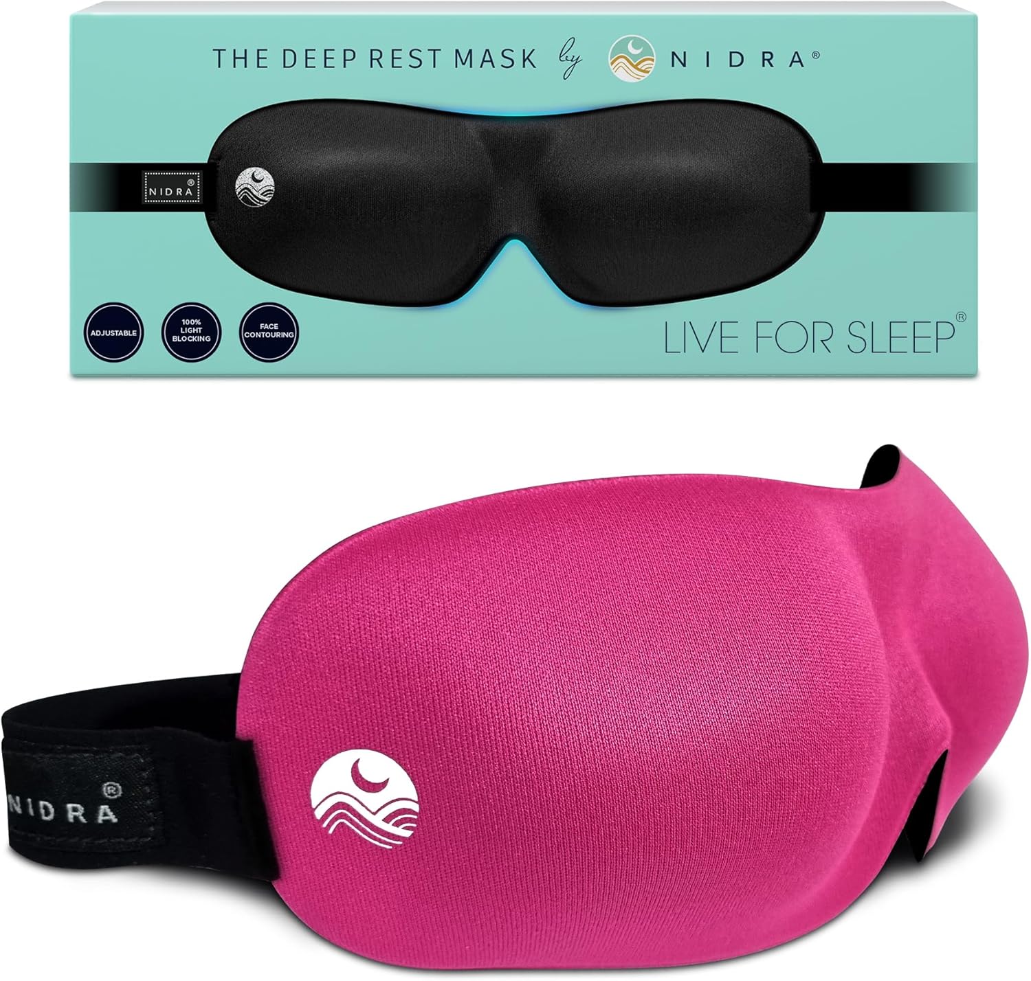 Nidra® Sleep Mask -standard-pink