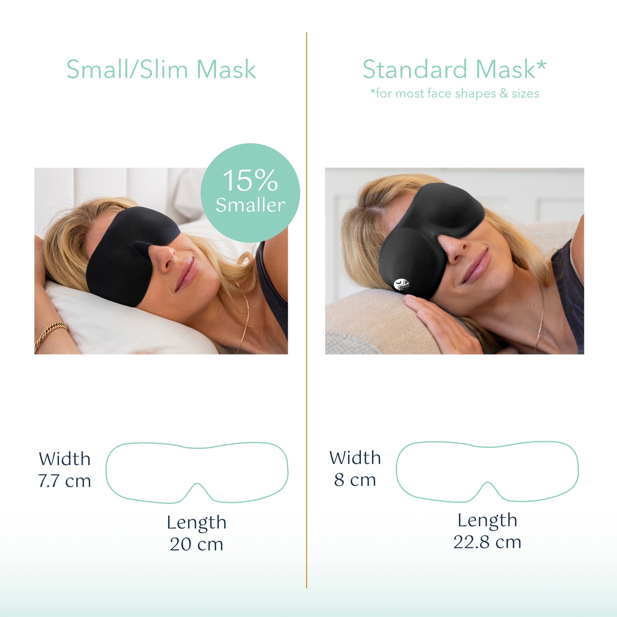 Nidra Sleep Masks the Deep Rest Mask and the Dreams Mask. by Nidra