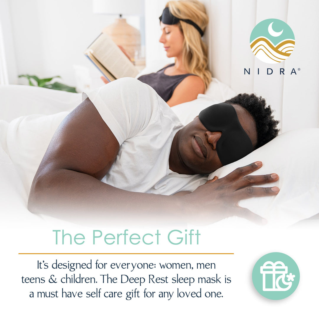 Nidra Sleep Masks the Deep Rest Mask and the Dreams Mask. by Nidra