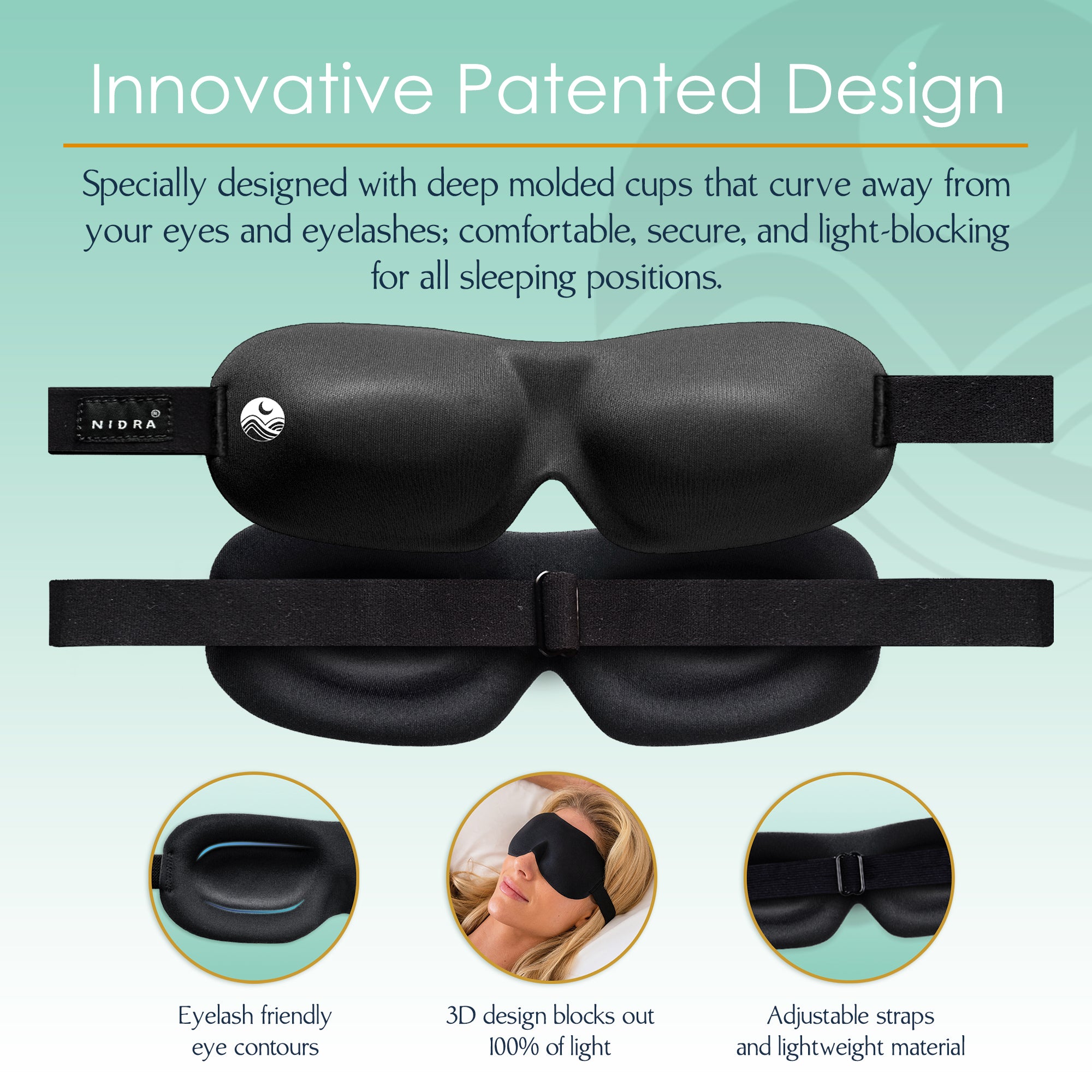 Nidra Sleep Masks - the Deep Rest Mask and the Dreams Mask. | by Nidra