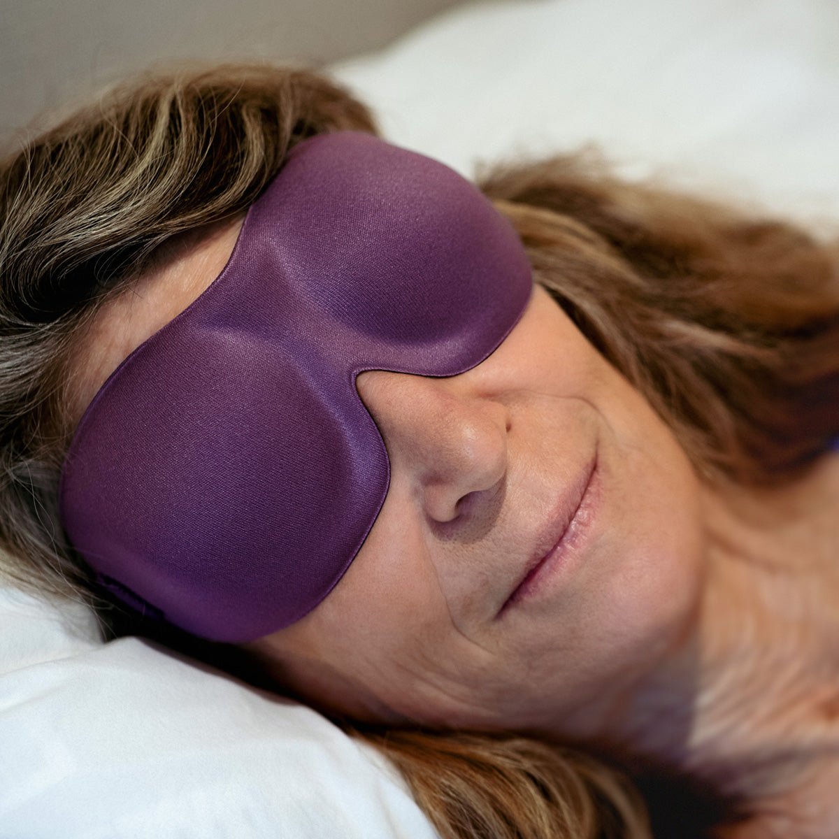 NIDRA DEEP REST EYE MASK: Luxury Sleep Mask with Contoured Shape - Black